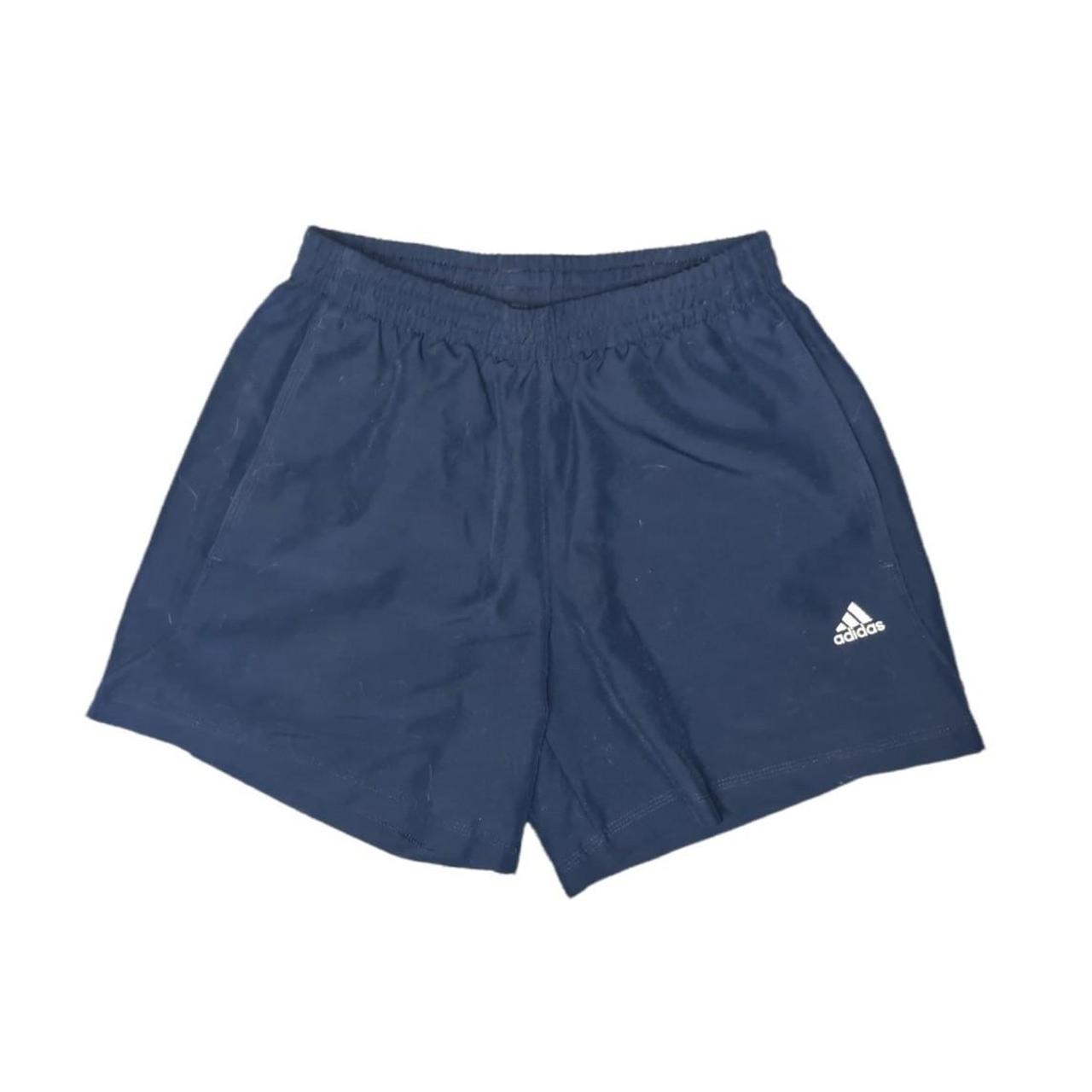 Adidas Men's Navy and White Shorts | Depop
