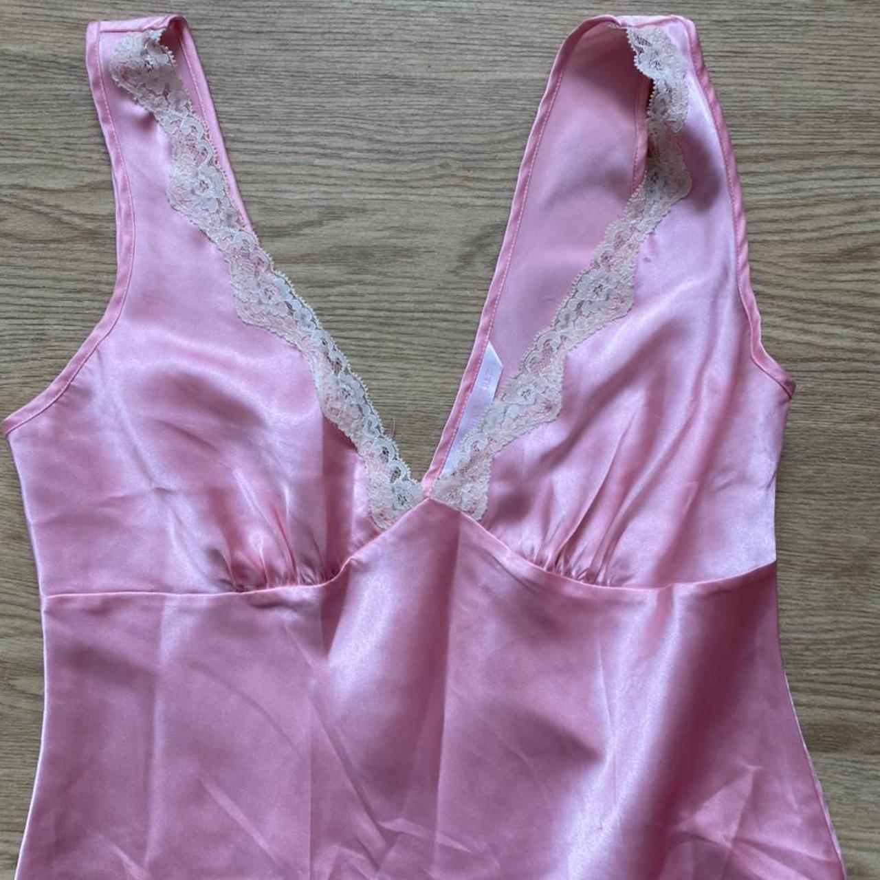 vintage soft pink victoria secret lingerie... - Depop