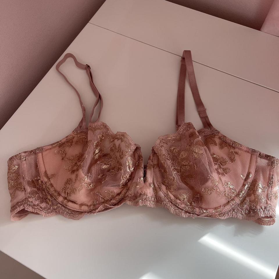 Buy Victoria's Secret PINK So Rosey Lace Highneck Bralette from Next  Luxembourg
