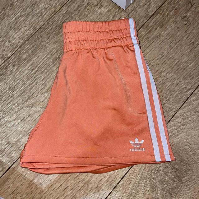Coral Orange Adidas Shorts & x... - Depop
