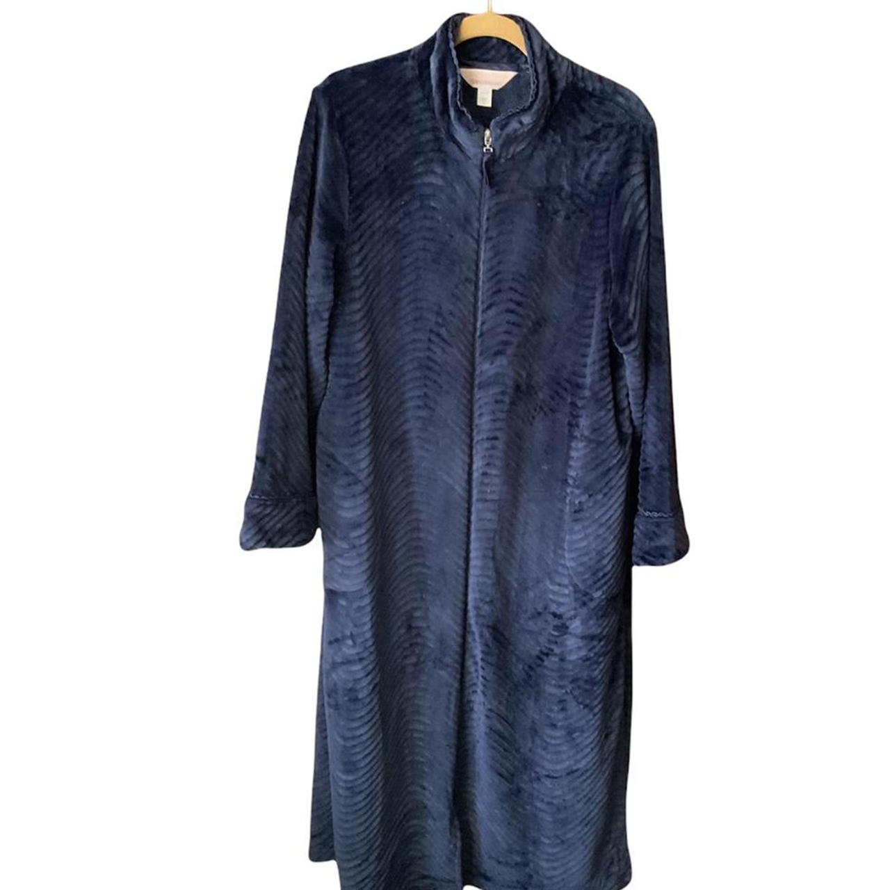 Vintage Designer Stan Herman Soft Velour Robe. Has a... - Depop