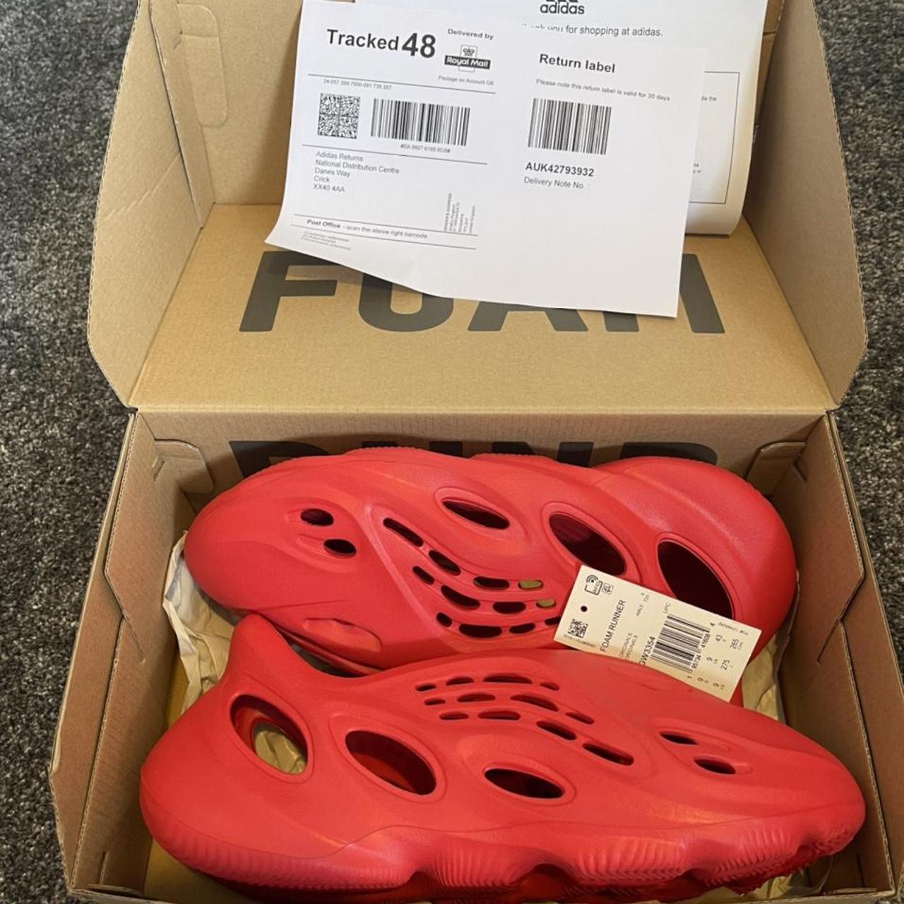 yeezy vermillion red