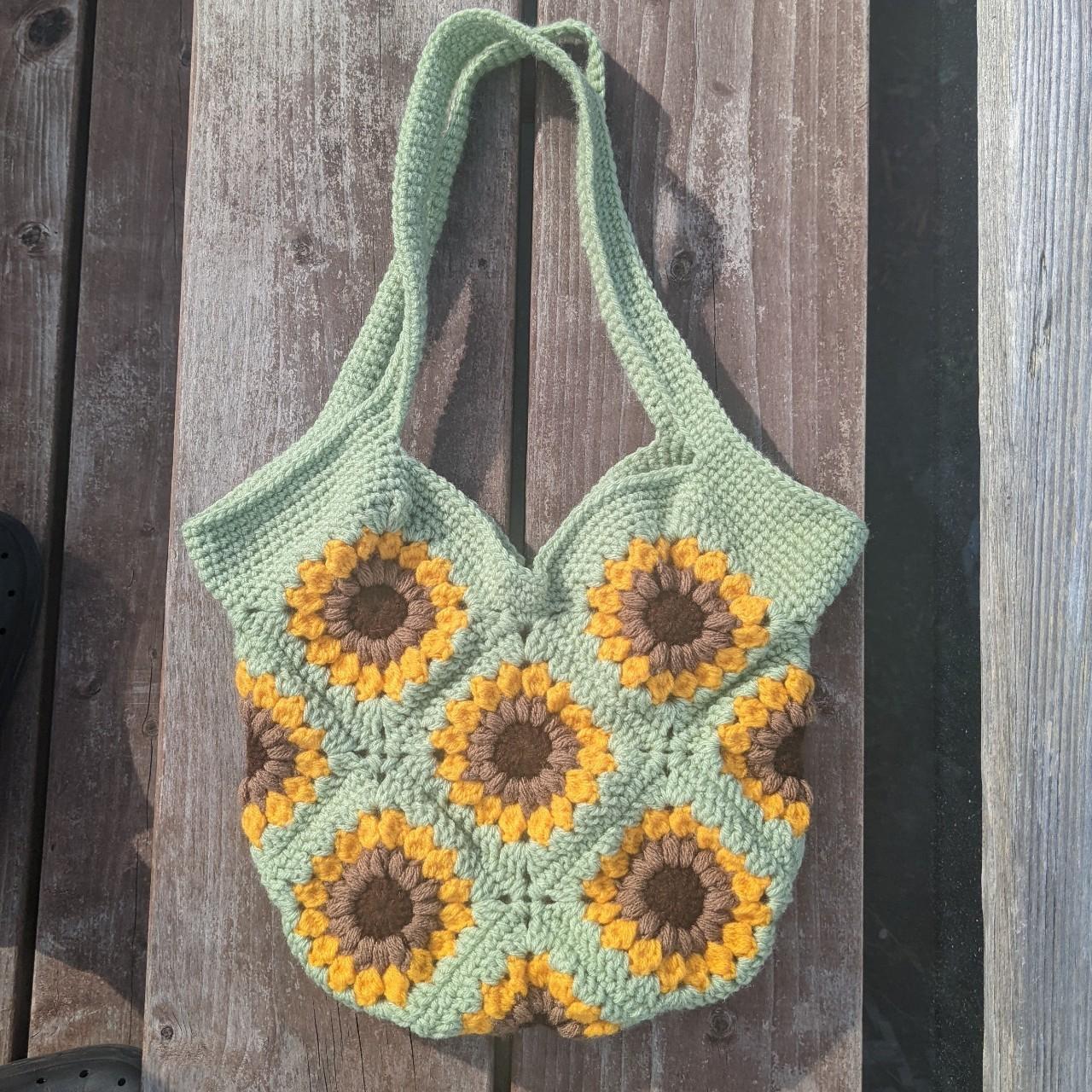 Handmade Women's Crochet Bag - Yellow