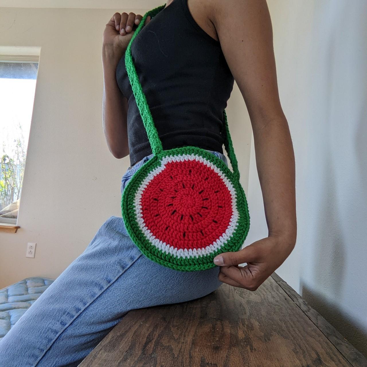 Crochet discount watermelon bag