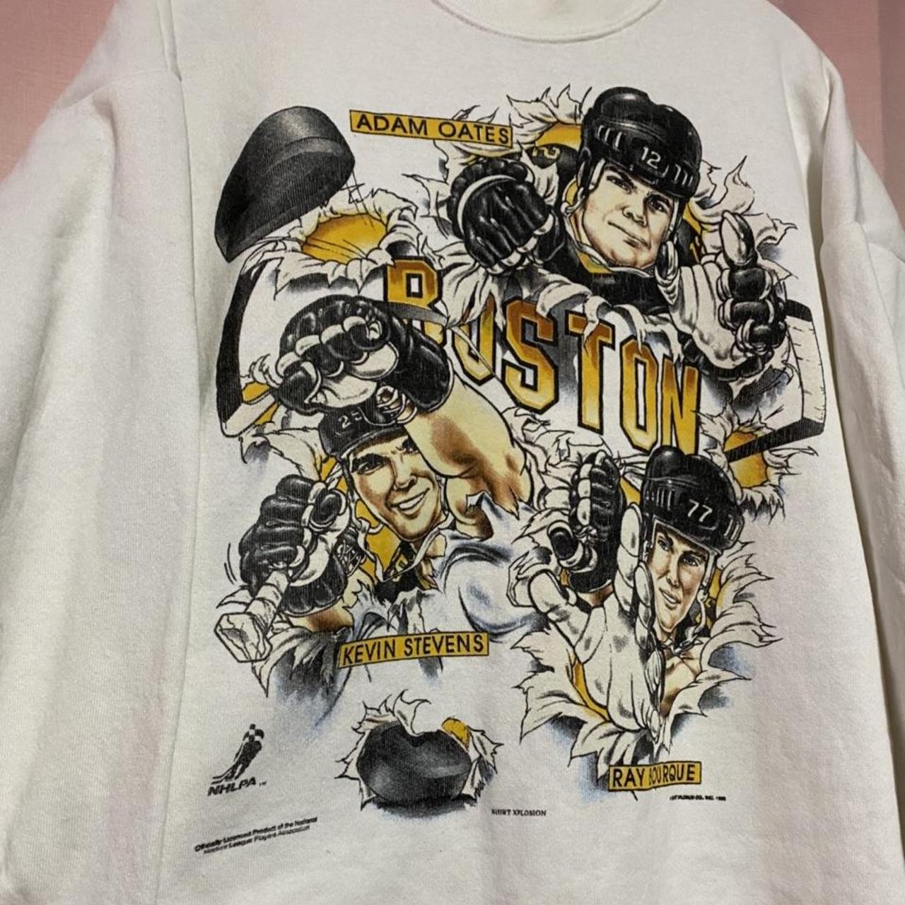 Vintage Boston Bruins crew neck sweatshirt Size: - Depop