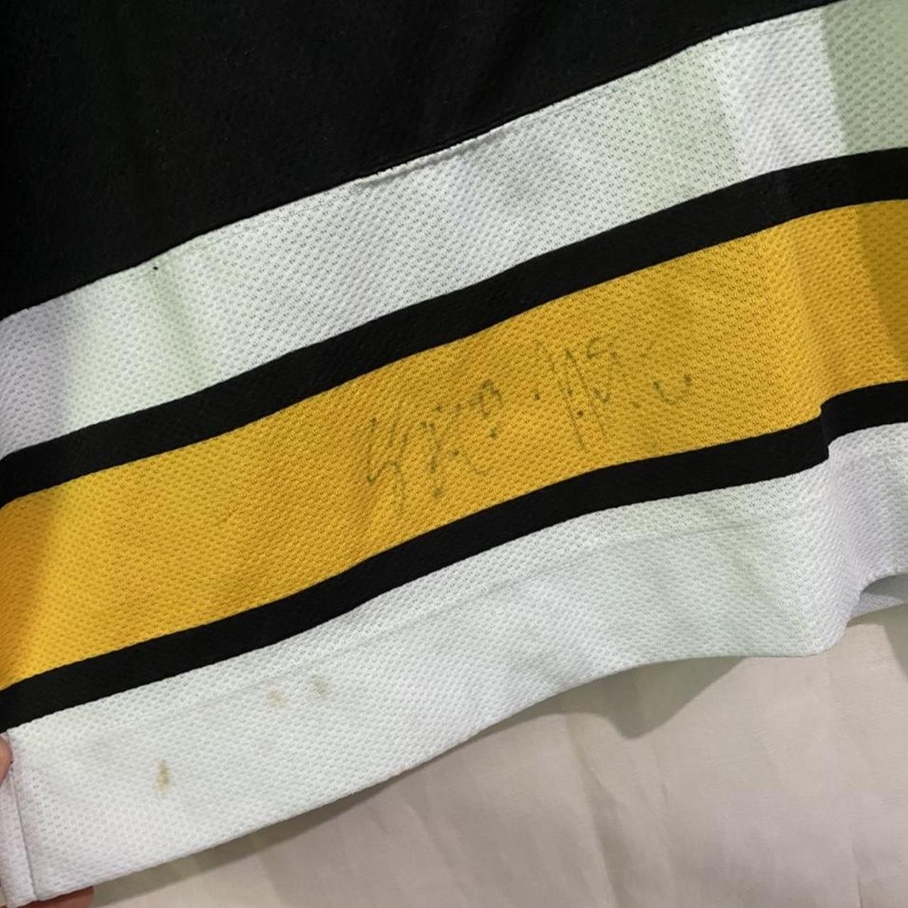 90s-starter-boston-bruins-jersey-signed-size-youth-depop