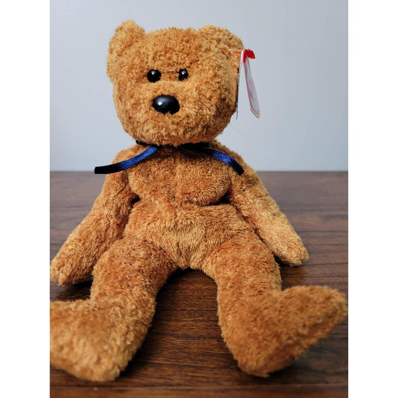 Fuzz bear beanie baby discount