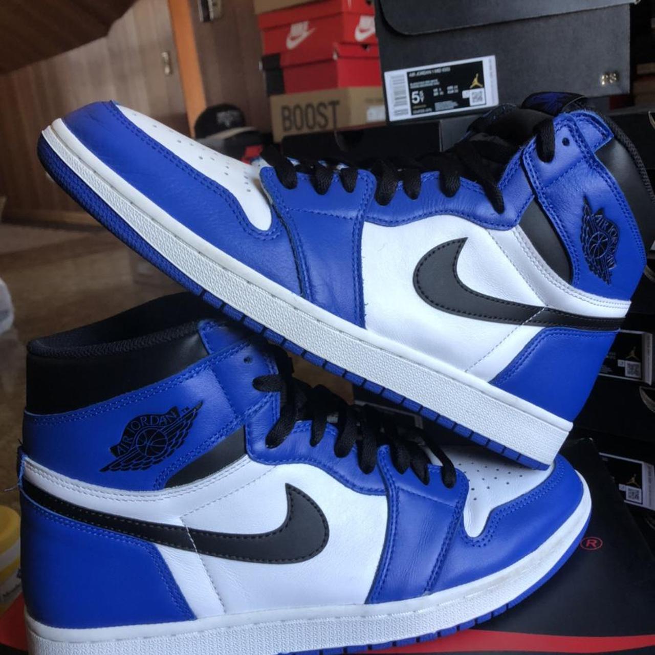 Nike Air Jordan 1 High Royal Blue 555088-403 Size 12... - Depop