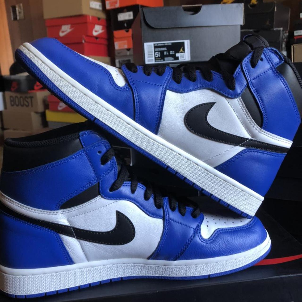 Nike Air Jordan 1 High Royal Blue 555088 403 Size 12 Depop 8610