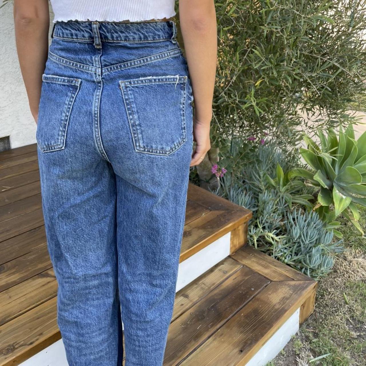 Zara 90s full length jeans Size us 2 denim zara... Depop