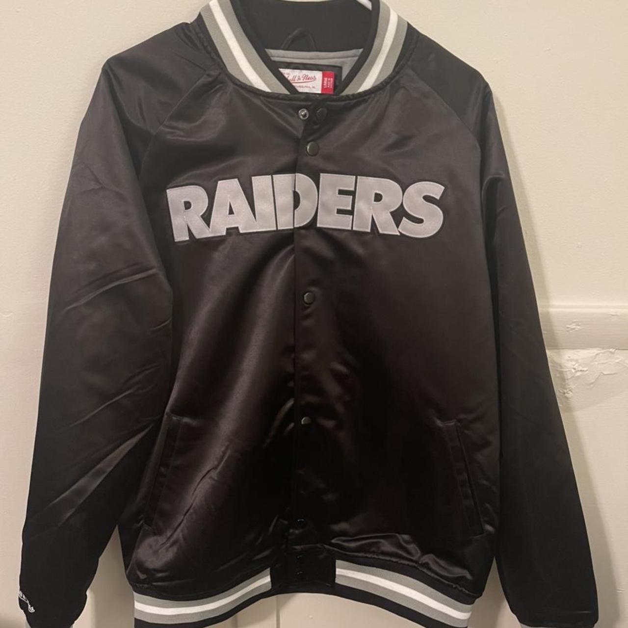 Oakland Raiders Mitchell & Ness Adjustable - Depop