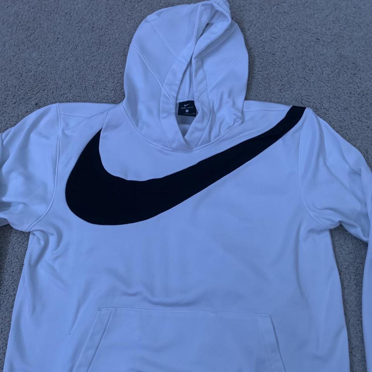 Nike large swoosh hoodie Very comfortable, only worn... - Depop