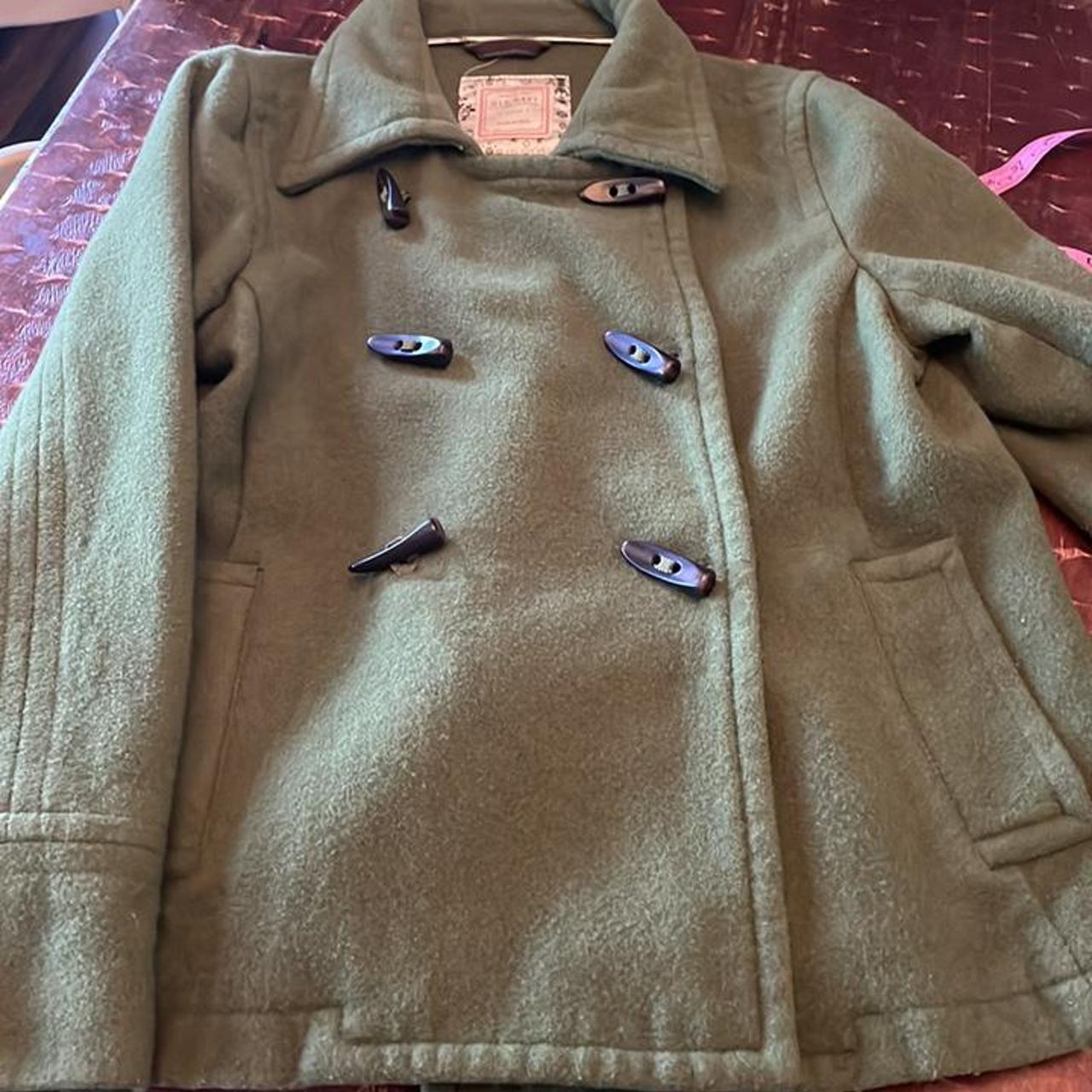 green old navy coat