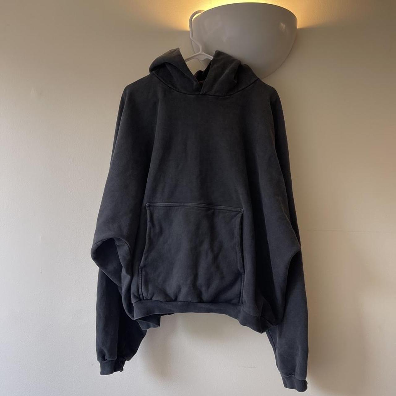 Sample YEEZY Donda Doves Washed black Hoodie Tag... - Depop