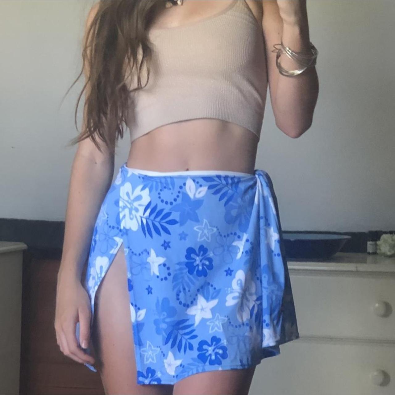 lycra-hawaiian-swim-skirt-split-hem-side-beach-depop