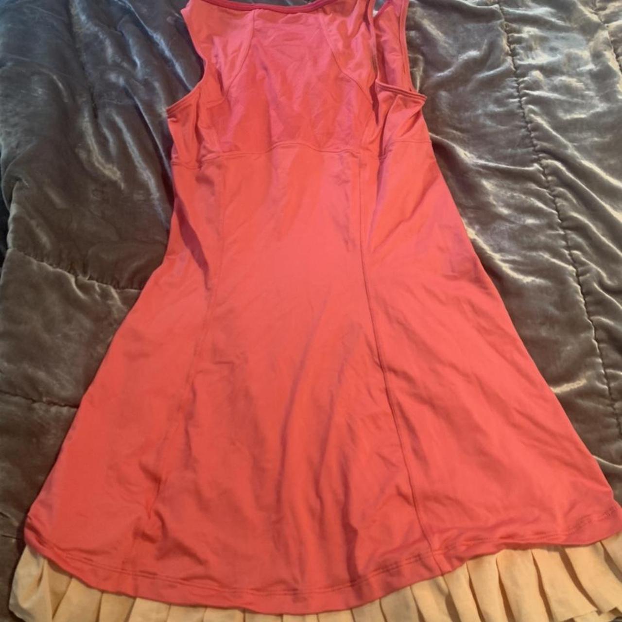 nike-women-s-pink-and-orange-dress-depop