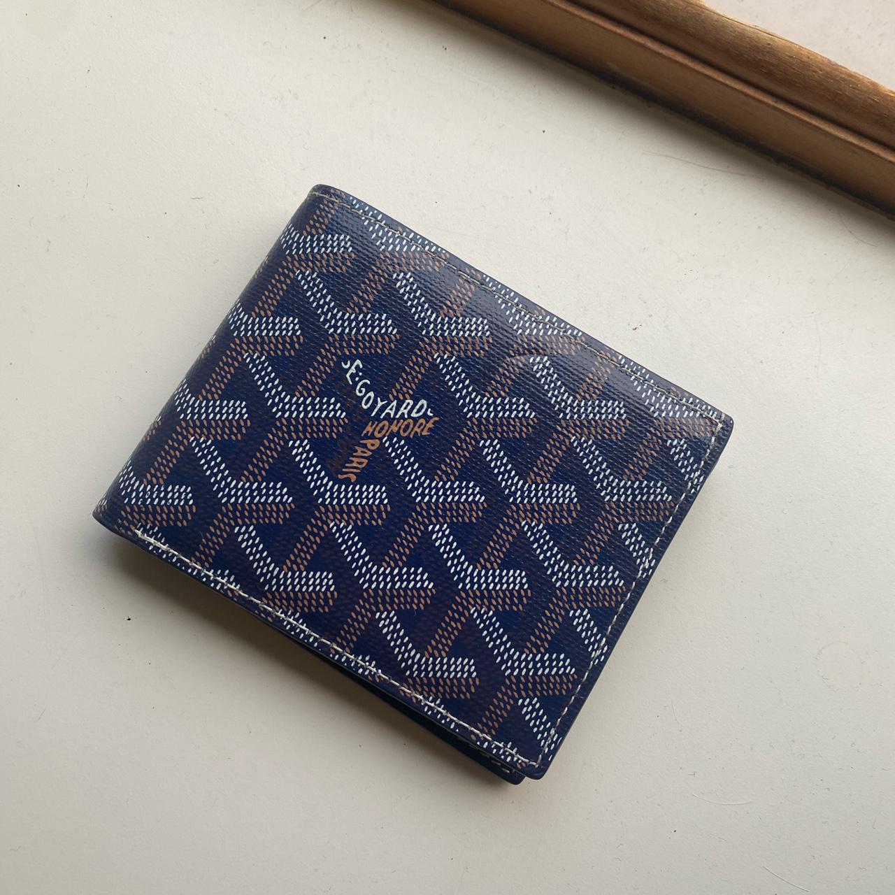 Brand new Goyard wallet navy blue #designer #highend - Depop