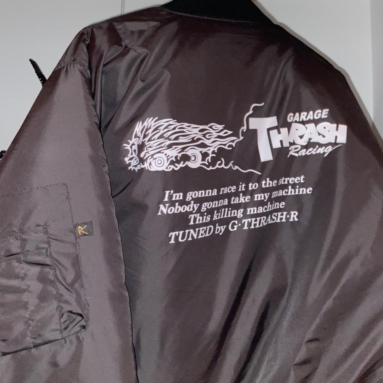 Garage Thrash racing bomber jacket, bought this… - Depop