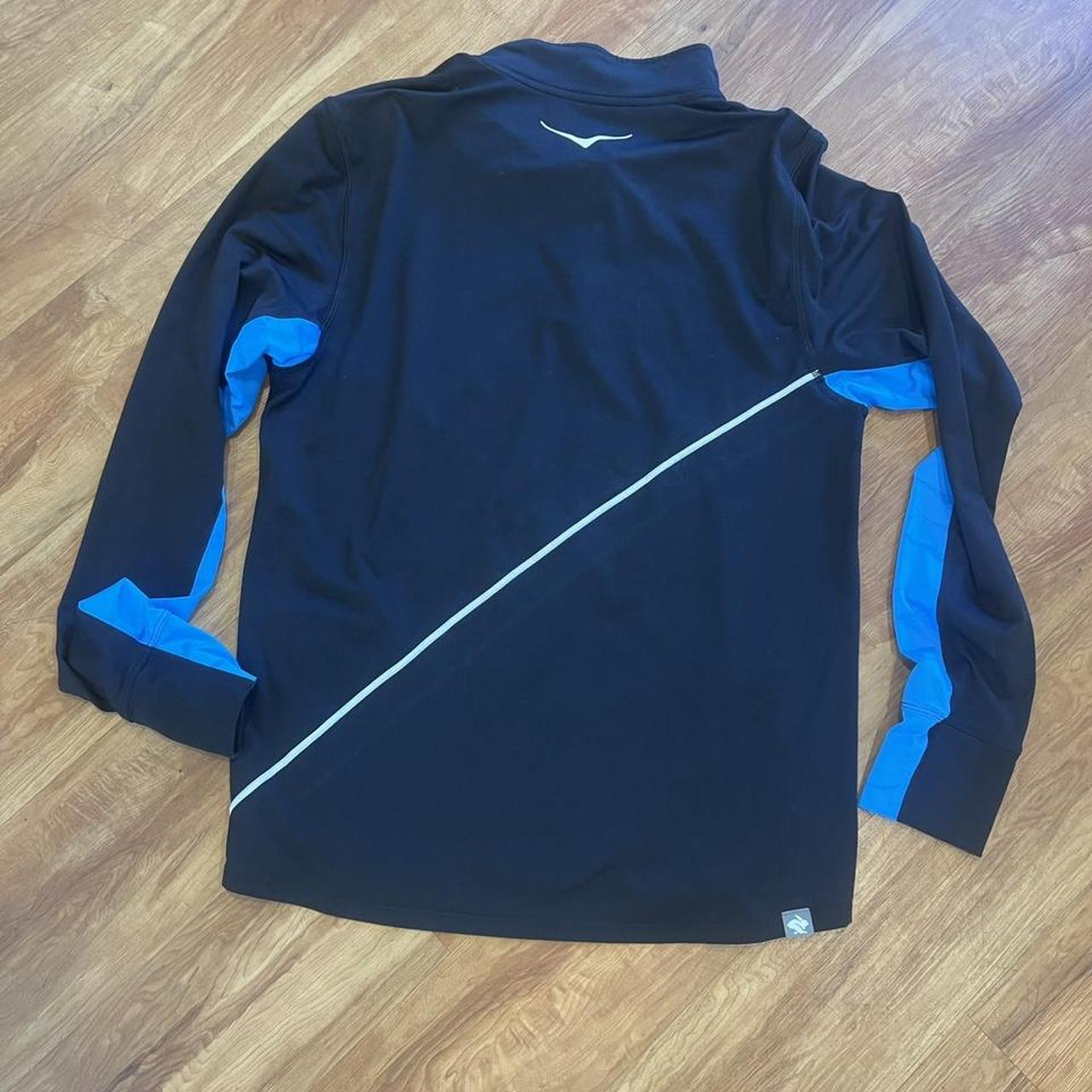 HOKA Rabbit Running Jacket - Black/ Blue Color -... - Depop