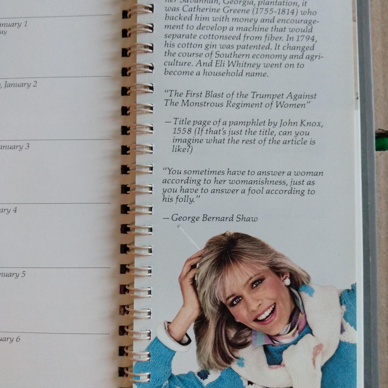 Virginia Slims 1985 calendar 📆 with pictures of... Depop