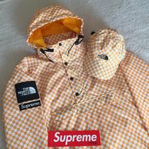 2011 SUPREME X THE NORTH FACE Tnf CHECKERED YELLOW PULLOVER - Large