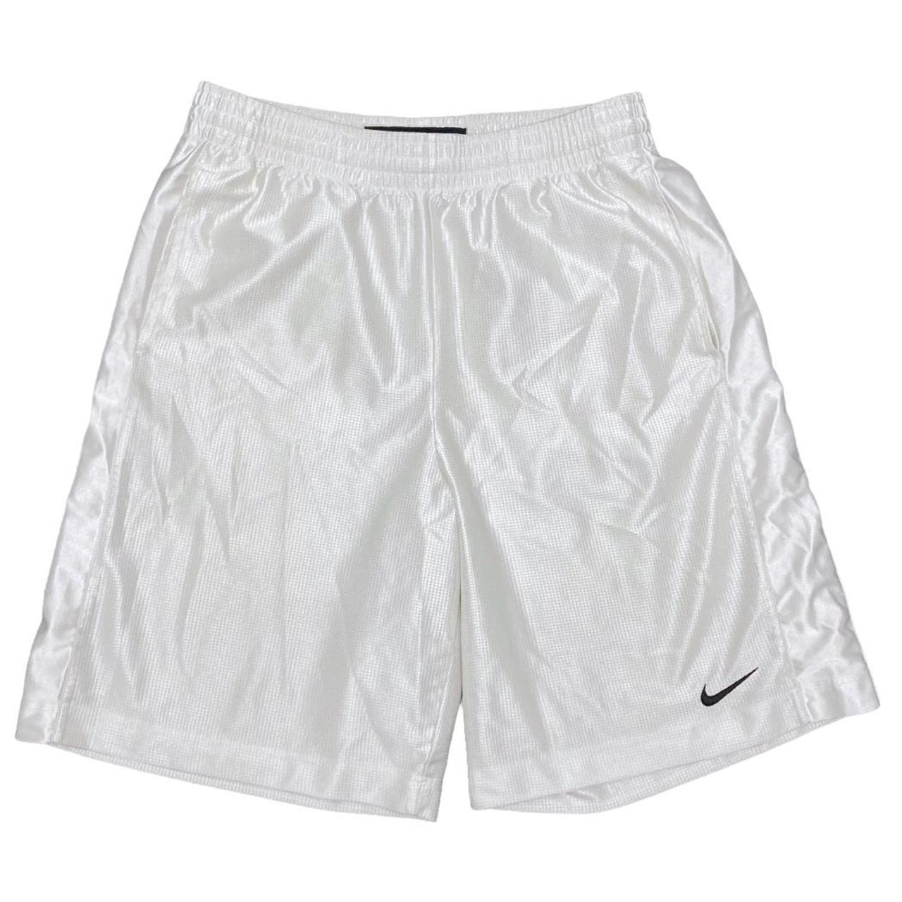 White Nike Basketball Shorts Tagged Mens Large Depop