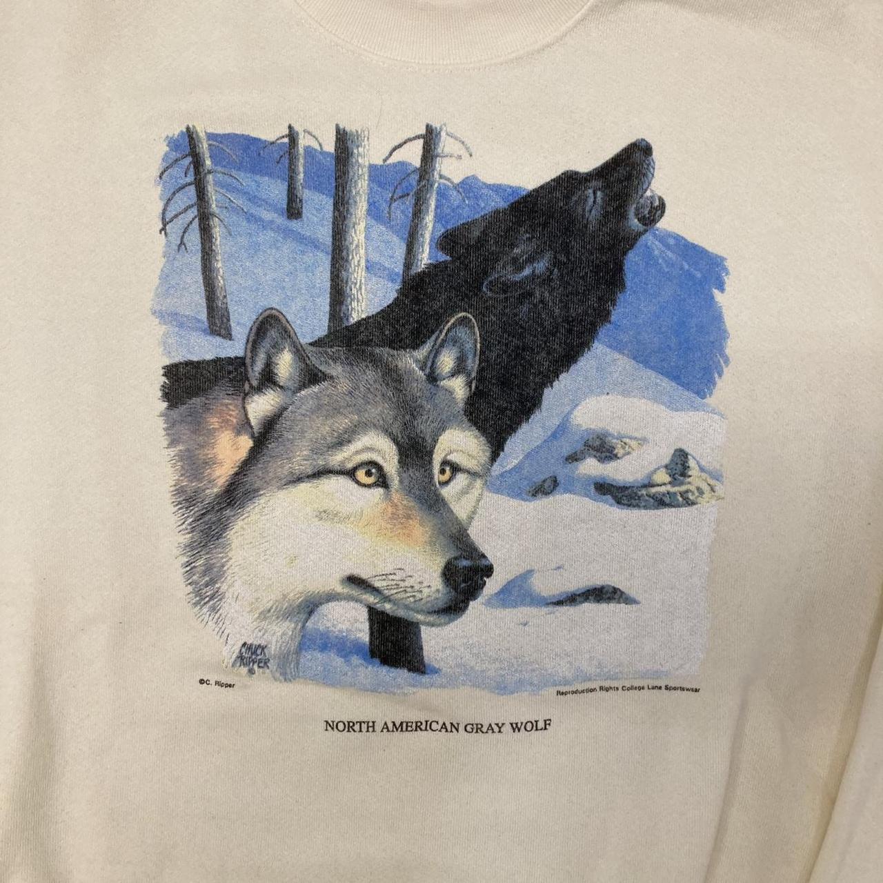 Product Image 4 - Vintage Wolf Crewneck Sweatshirt. Vintage