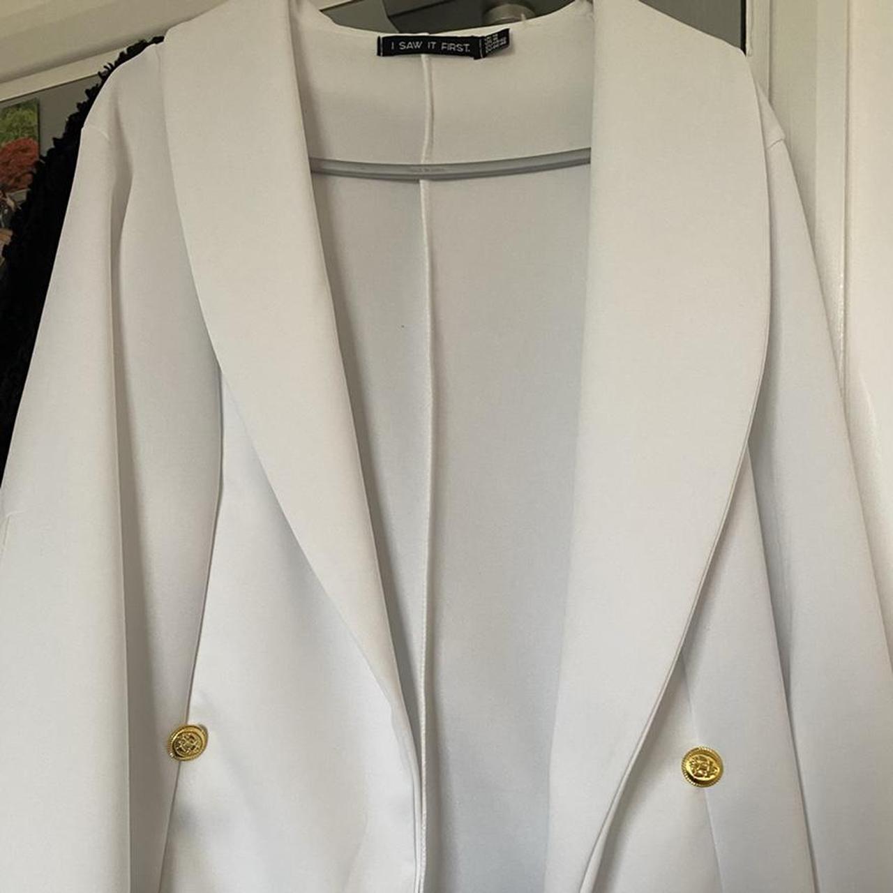 white blazer size 14
