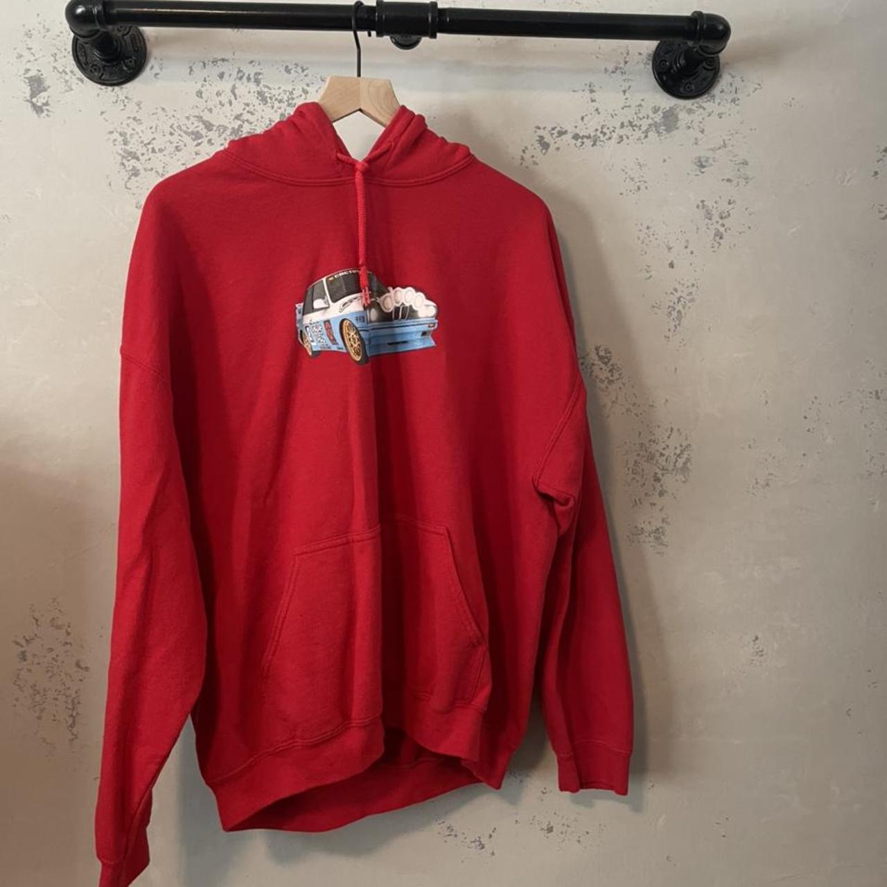 Travis scott 2025 red hoodie