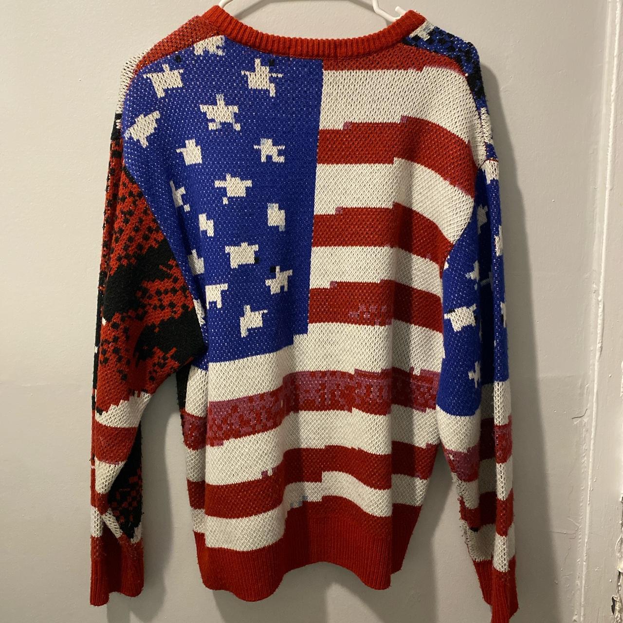 Supreme Men's Red and Blue Jumper | Depop