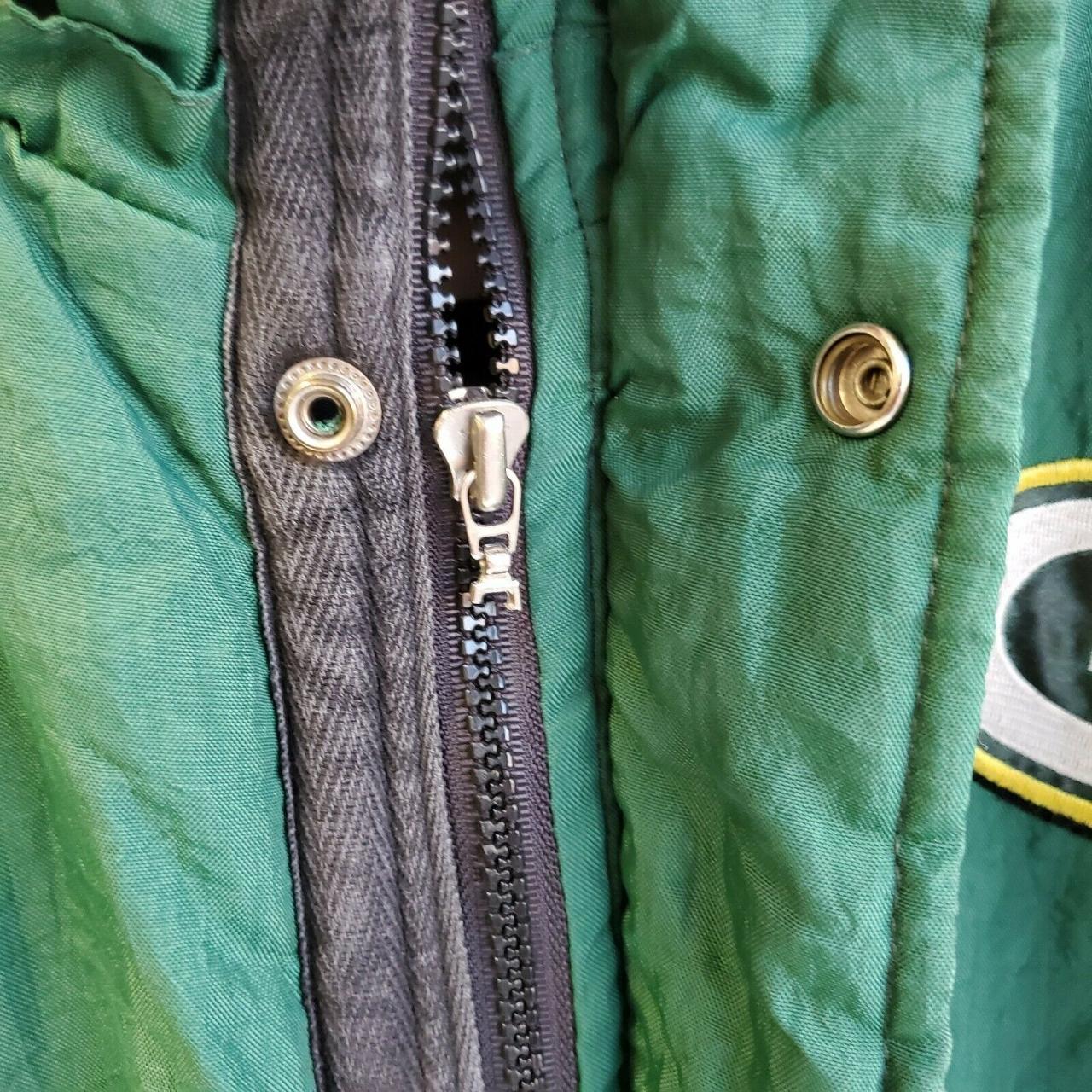 Vintage Green Bay Packers leather jacket Was my - Depop