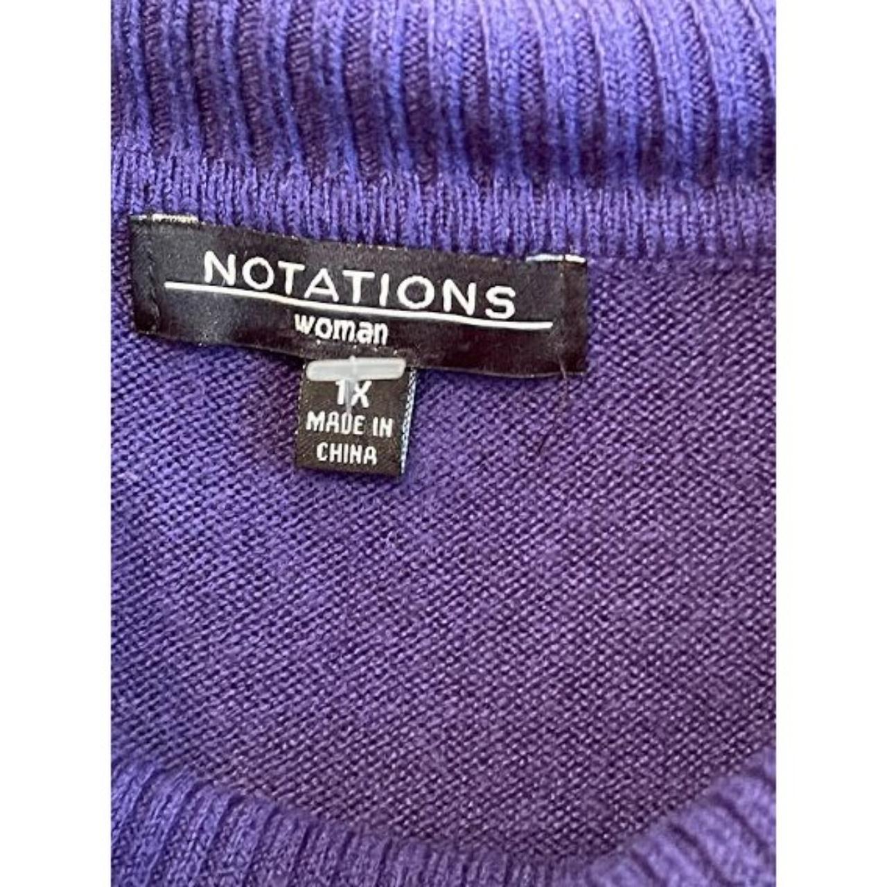 Notations Women's Purple Jumper (2)