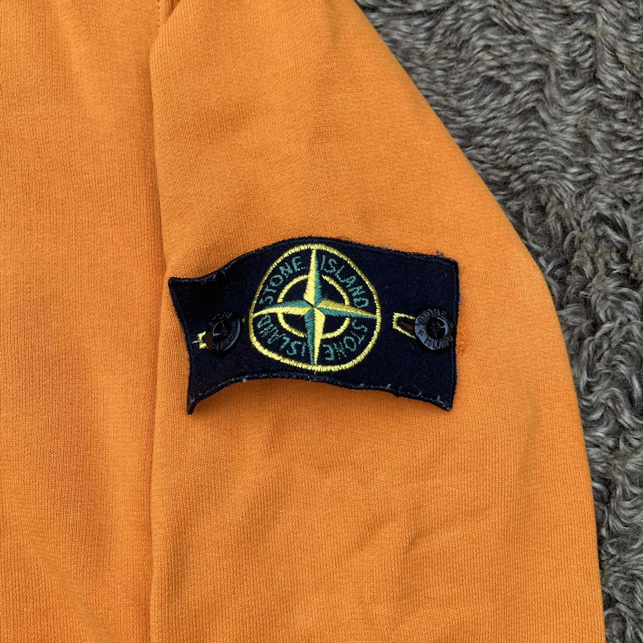 Orange Stone island crewneck, beautiful coloured... - Depop