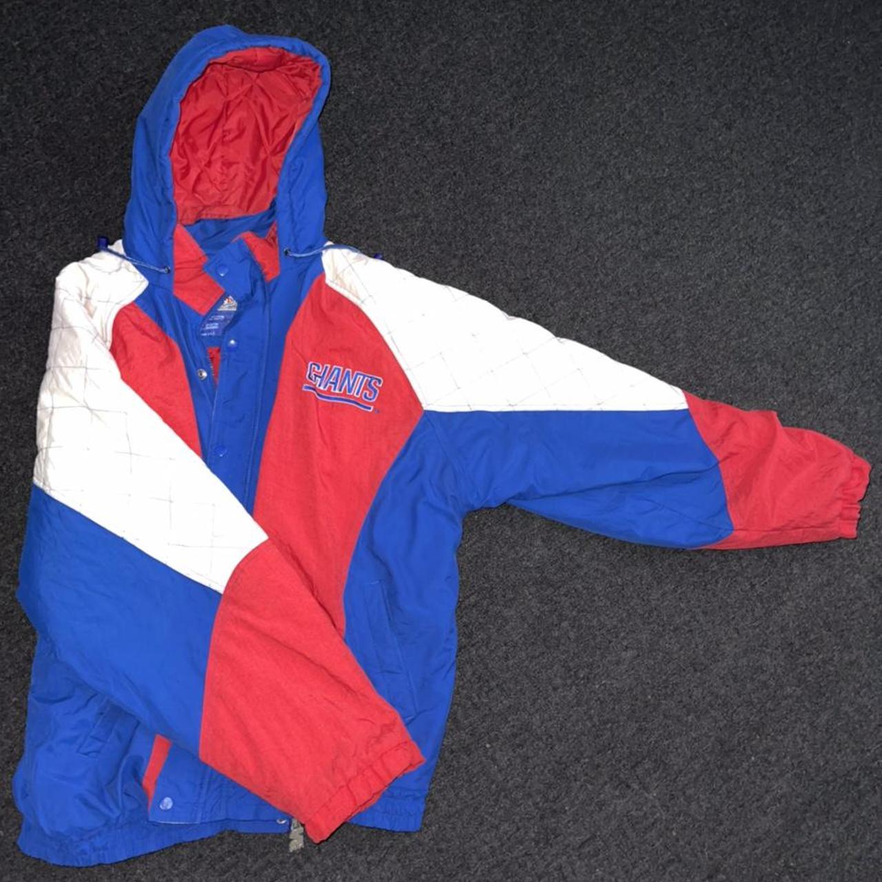 Vintage 90s NY Giants Starter Jacket Has some minor - Depop