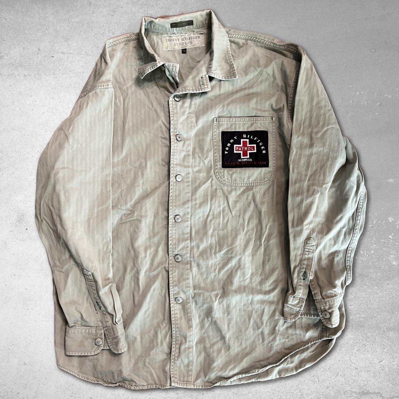 Vintage Tommy Hilfiger Surplus patrol shirt, Great...