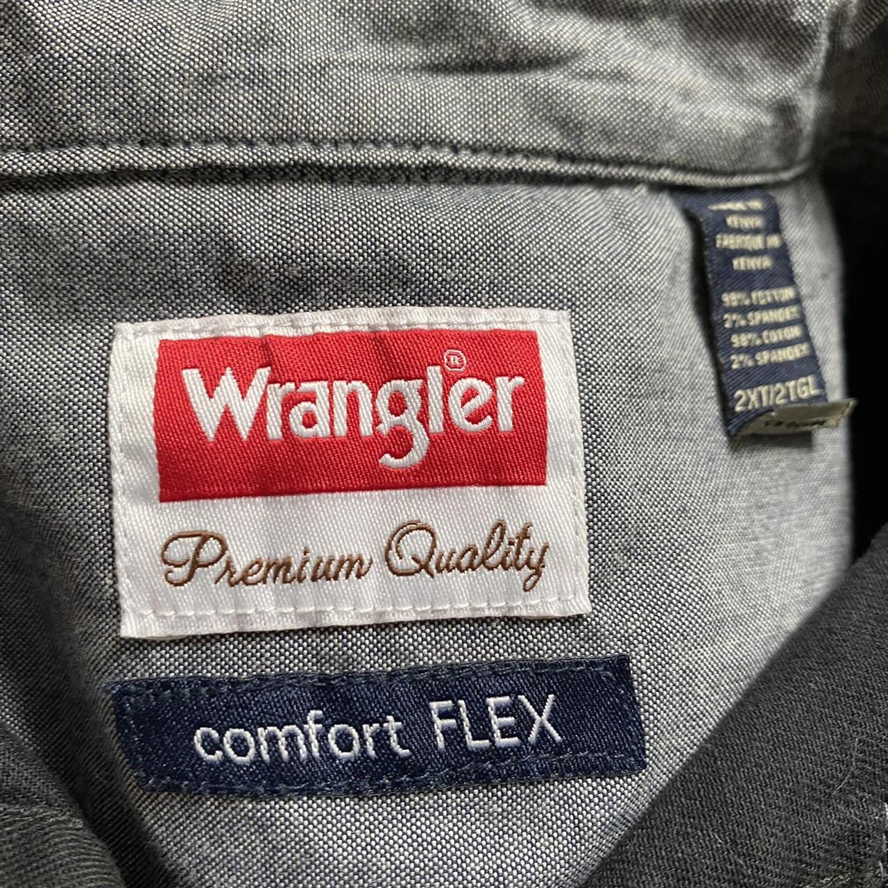 wrangler premium quality comfort flex shirt