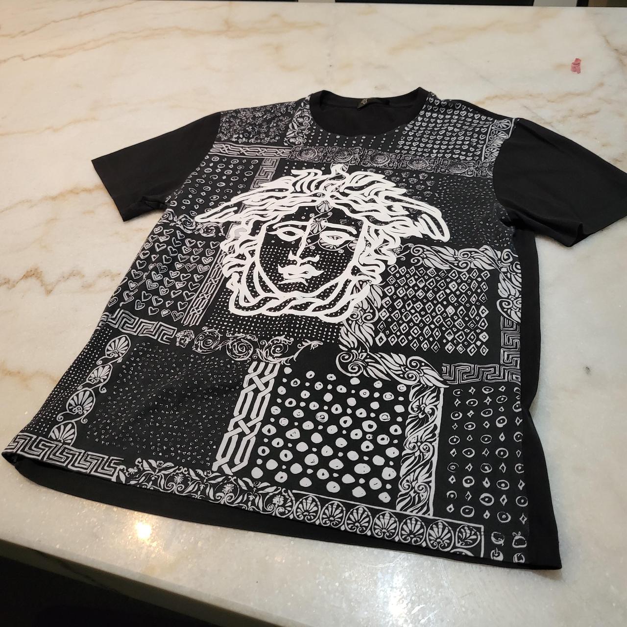 Versace Men's Black and White | Depop