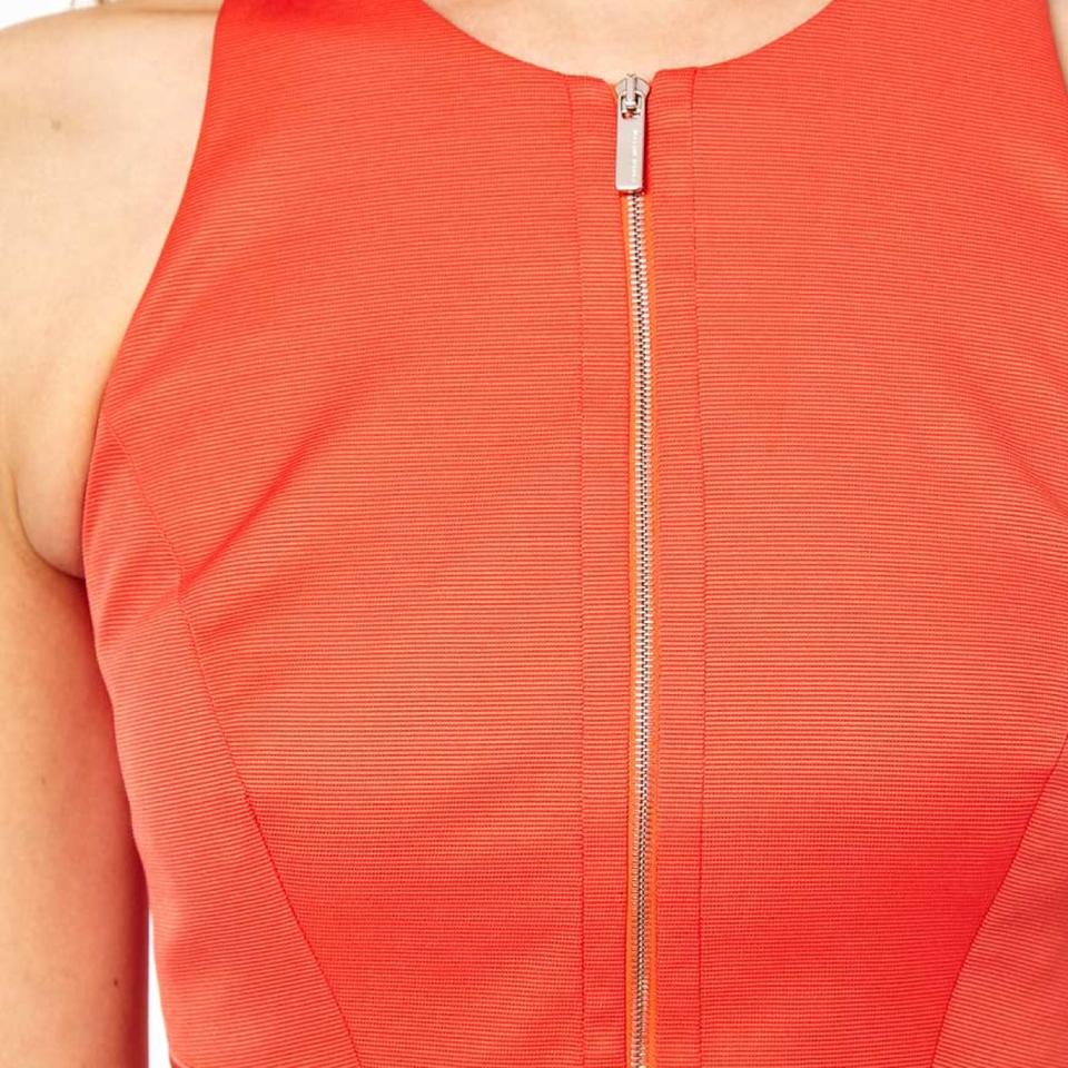KAREN MILLEN Brand new coral backless dress with zip - Depop