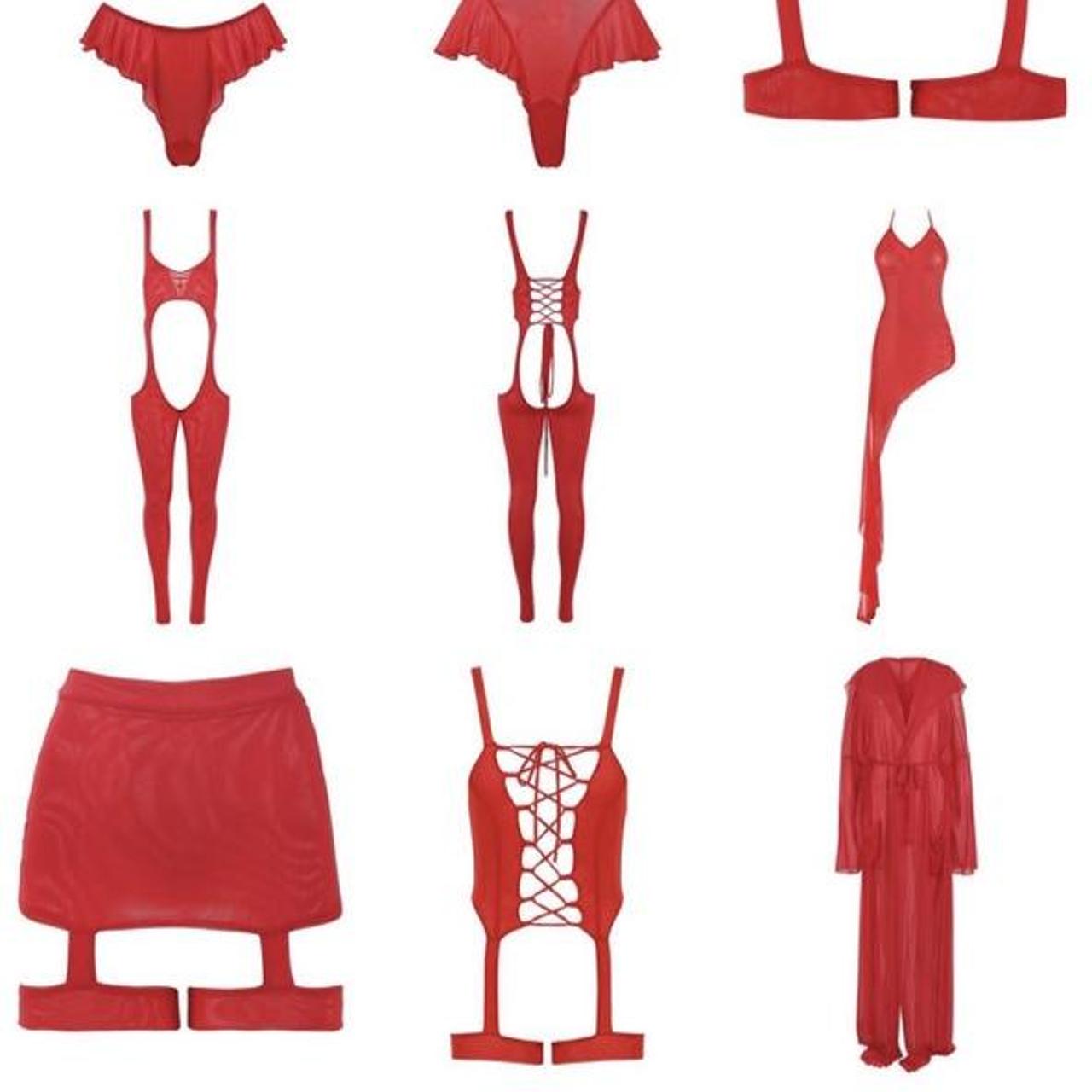Laina Rauma SEX KTTN red sheer robe. Has not been... - Depop
