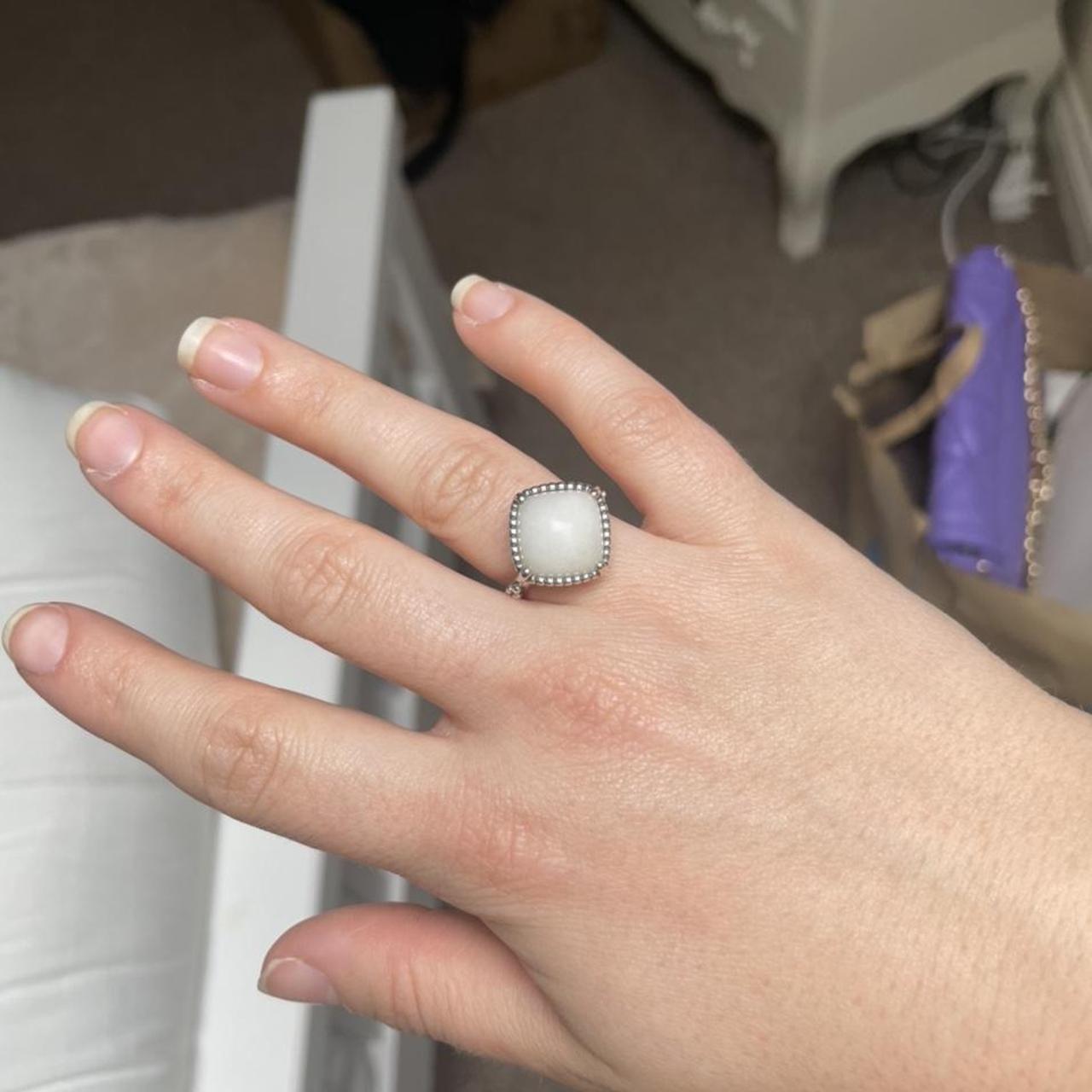 Genuine pandora ring size 52, been worn a handful of... Depop