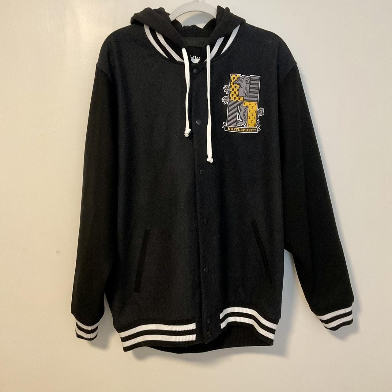 Harry potter varsity jacket on sale hufflepuff