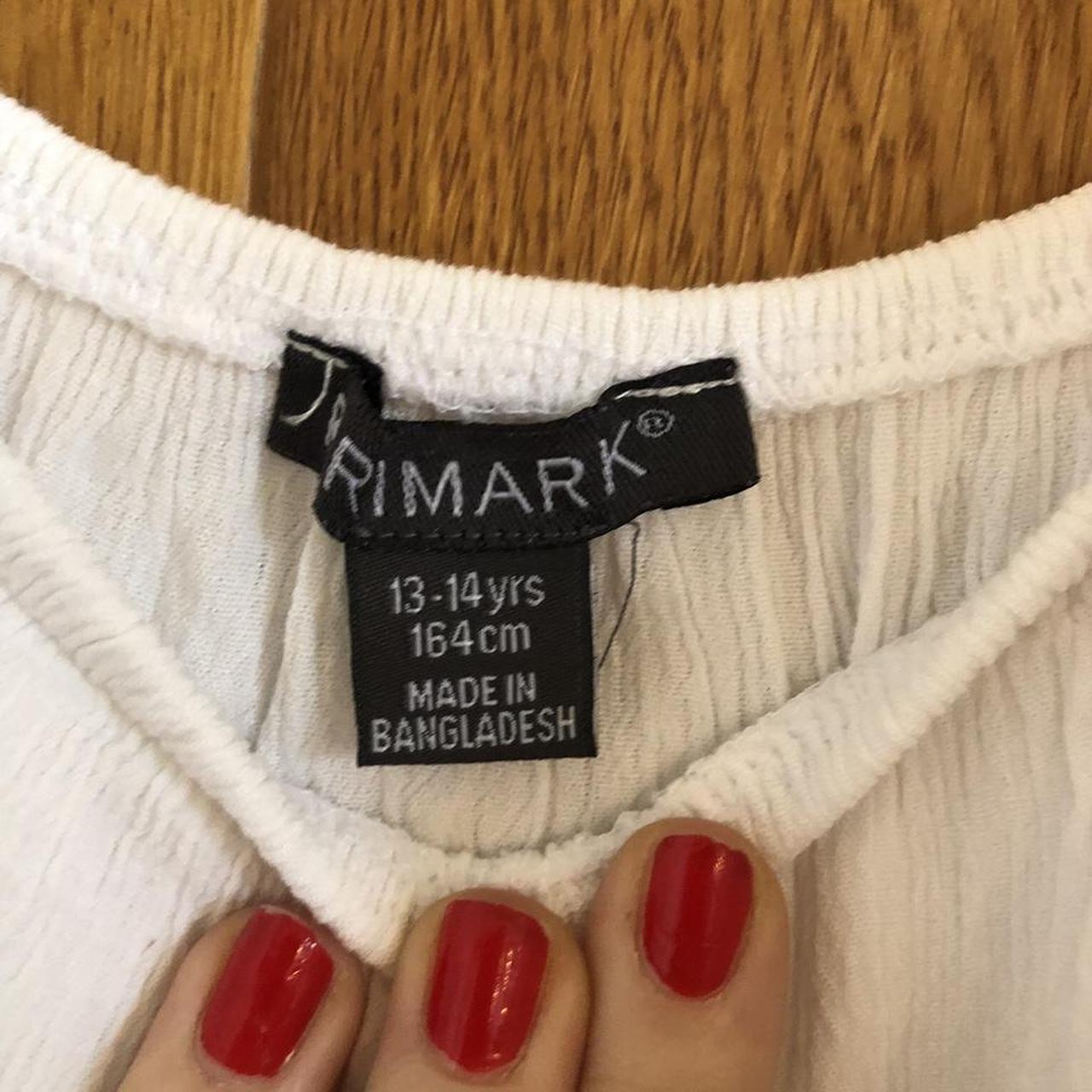Primark Women's White Vest Depop