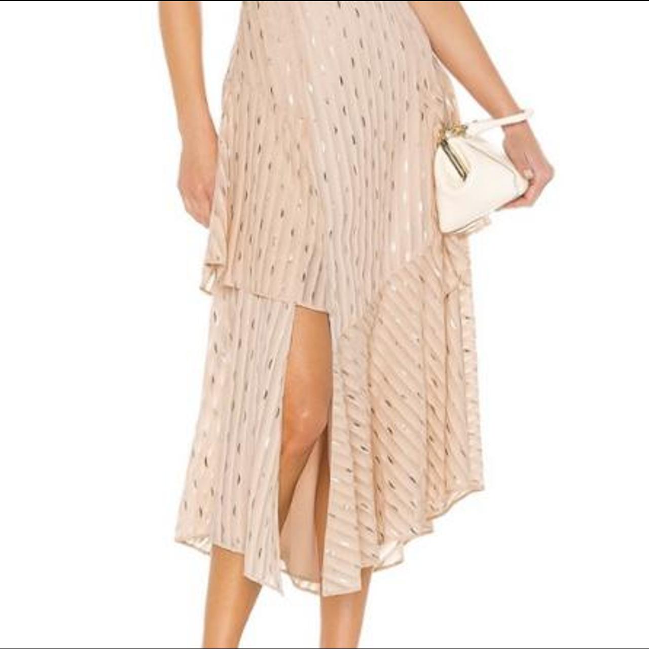 House of Harlow Women's Pink and Silver Skirt