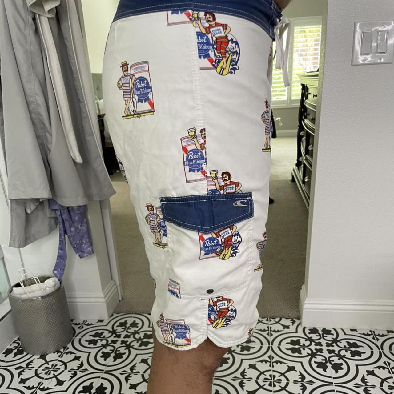 Pabst Blue Ribbon Board Shorts Depop