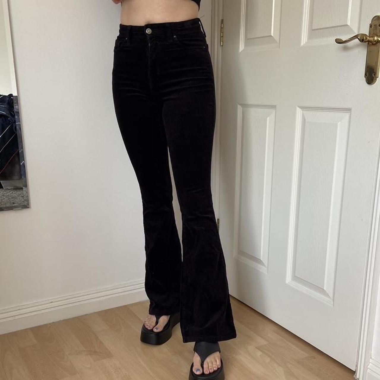 black cord jeans