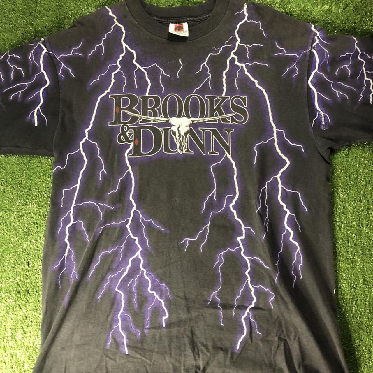 Vintage Brooks and Dunn Electric Rodeo 90s AOP