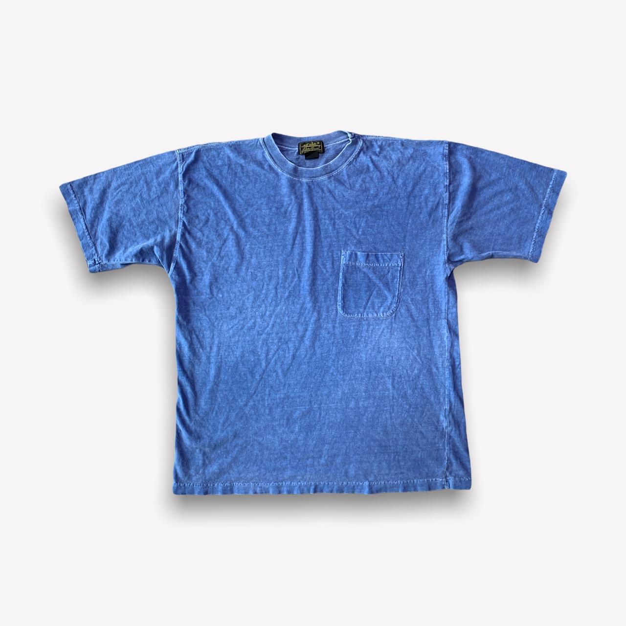 90s Eddie Bauer Made in USA Tee Dimensions Pit to... Depop