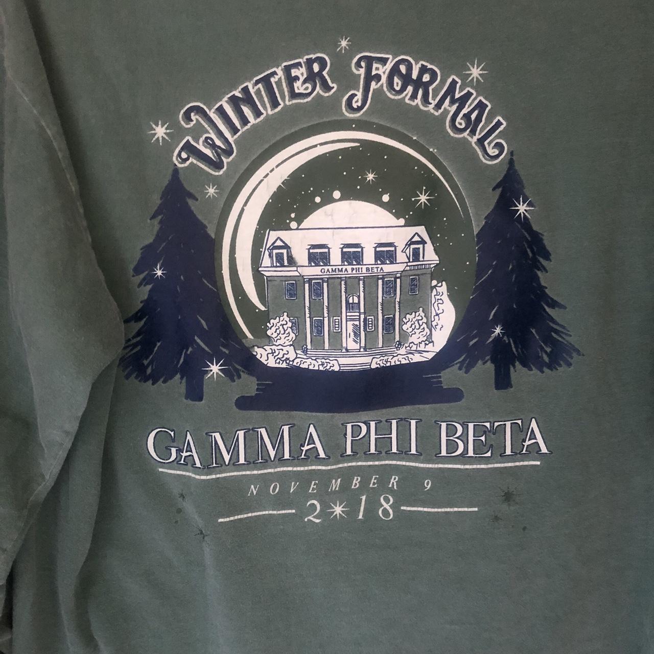 Gamma Phi Beta sorority long sleeve tee shirt.... - Depop