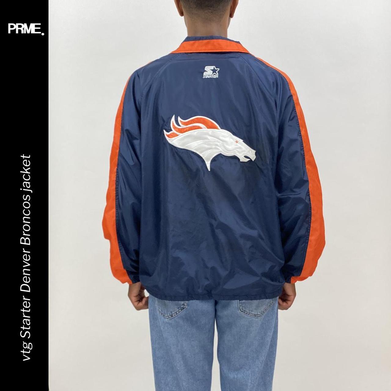 VINTAGE DENVER BRONCOS STARTER JACKET Super light, - Depop