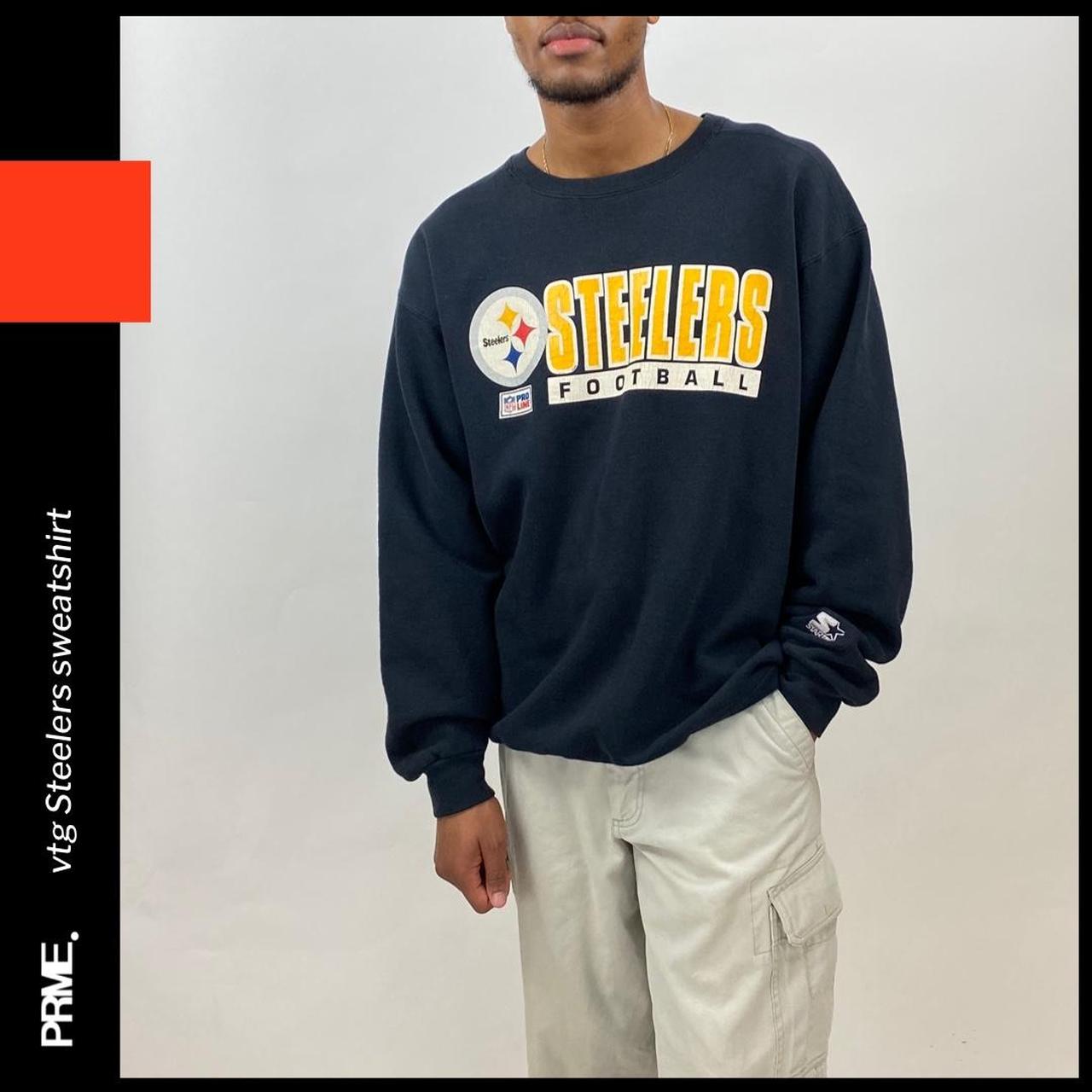 pittsburgh steelers crewneck sweatshirt on 90's - Depop